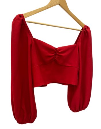 Cropped Vermelho - tam. M